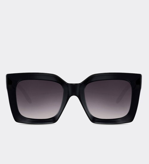 Okulary kwadratowe EKO z surowców odnawialnych Melilla Black