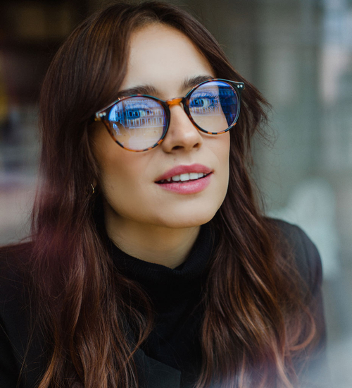 Okulary do pracy przy komputerze i oprawki owalne Metz Panther