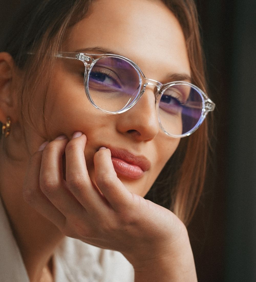 Okulary do pracy przy komputerze i oprawki przezroczyste Metz Clear