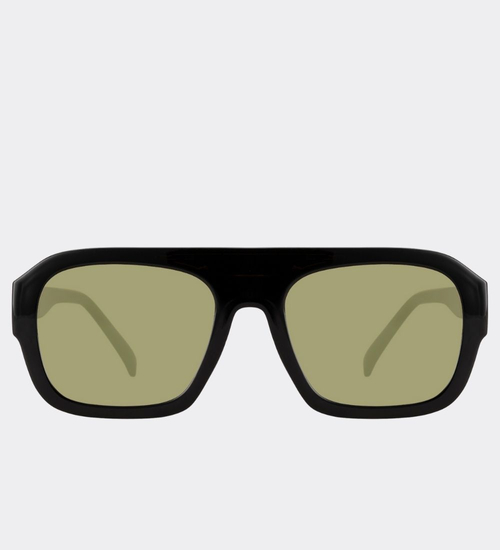 Oversize okulary przeciwsłoneczne pilotki Roma Green