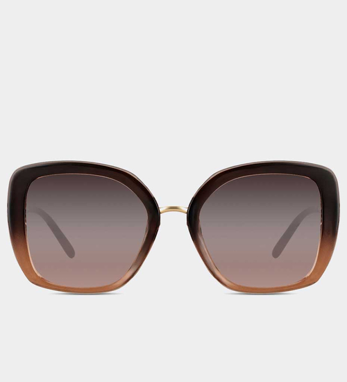 Duże muchy modne oprawki 2025 okulary przeciwsłoneczne Melbourne Brown