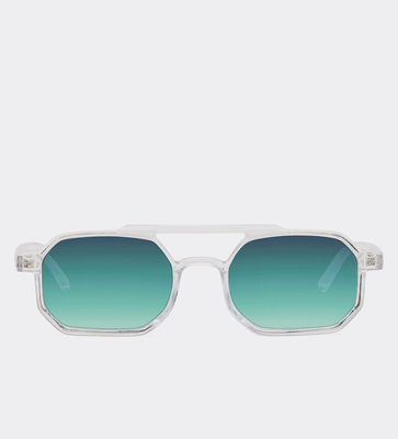 Unisex okulary przeciwsłoneczne mini pilotki Dune Green