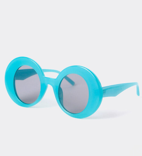 Błękitne okulary retro Sardinia Blue